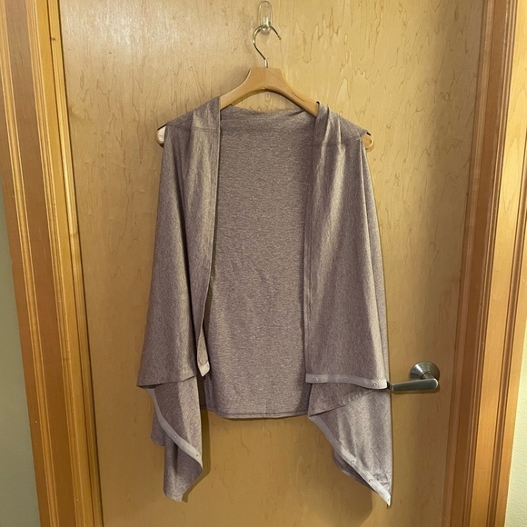 Women's Athleta OM Wrap/Scarf/Gator Asymmetric Jacket/Vest - Picture 5 of 8